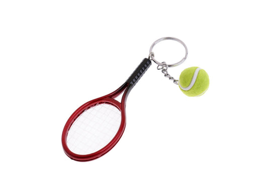 Mini Tennis Racket Keychain: Unleash Tennis Love, Elevate Every Bag – Your Stylish Sporty Sidekick