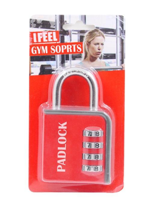 Combination Lock 4 Digit Resettable Zinc Alloy Gym Locker Anti Theft for Travel Storage OEM Customizable