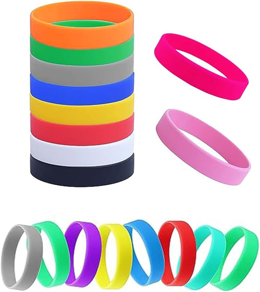 Wristband 12 Bold Color Epic Silicone Bulk OEM Customizable for Events