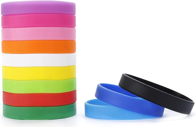 Wristband 12 Bold Color Epic Silicone Bulk OEM Customizable for Events
