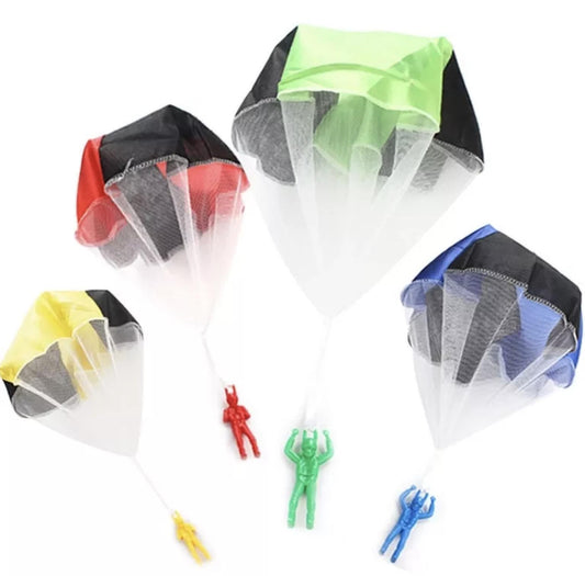 Mini Toy Parachute Hand Throwing Mini Soldier Parachute Toys For Kids Outdoor Fun Sports Children's Educational Parachute Game
