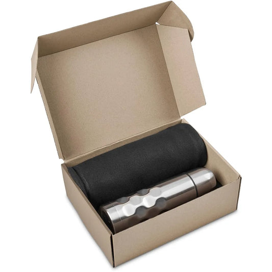 Bottle Gift Pack Customer Welcome Pack Gift Set With Stainless Steel Water Bottle and Blanket