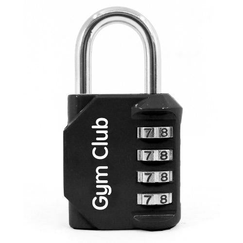 Gym Combination Padlock: 4 - Dial Keyless Anti - Theft Lock – Colorful Secure Guard for Gym Lockers & Travel