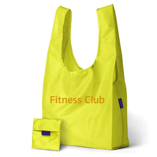 Nylon Cylinder Foldable Bag: Vibrant Neon for On - the - Go Shopping & Travel