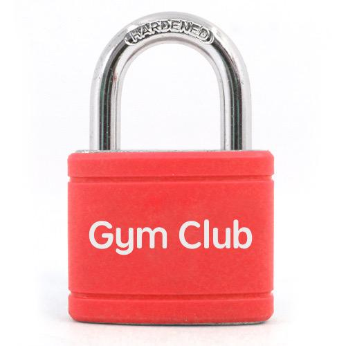 Key Lock: 3 - Key Neon Green Gym Club Padlock – Unbreakable Hardened Shackle for Gym Locker Security