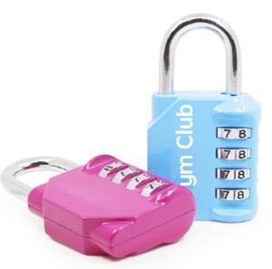 Gym Combination Padlock: 4 - Dial Keyless Anti - Theft Lock – Colorful Secure Guard for Gym Lockers & Travel