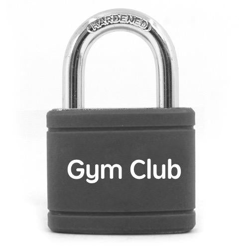 Key Lock: 3 - Key Neon Green Gym Club Padlock – Unbreakable Hardened Shackle for Gym Locker Security