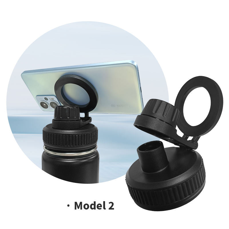 1000ml Stainless Steel Gym & Sports Bottle for Men and Women Compatible Water Bottle with Magnetic Phone Holder
