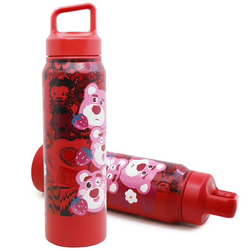 Stainless Steel Water Bottles With Handle Double-Wall Vacuum Sports Water Bottle BPA Free Leakproof Thermos Bottle