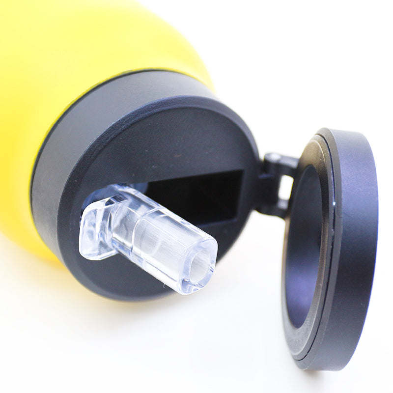 750ml Stainless Steel Water Bottle with Straw Handle Magnetic Phone Holder Sports Water Bottle BPA Free Leakproof Bottle