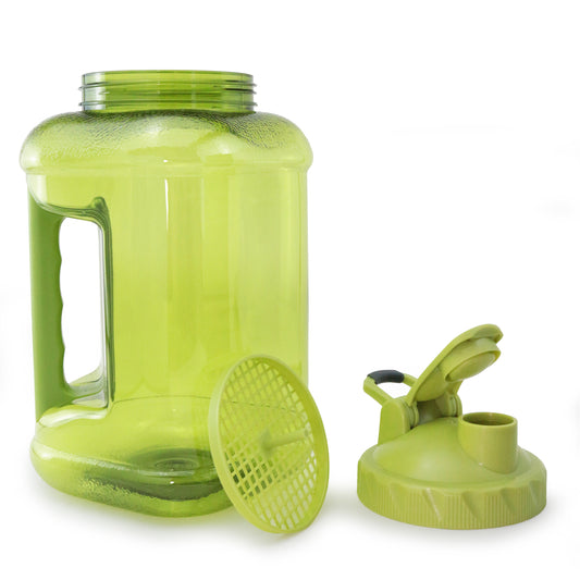 2.5L Outdoor Water Container Large Capacity Water Jug Plastic Clear Sports Water Bottles for Camping Travel