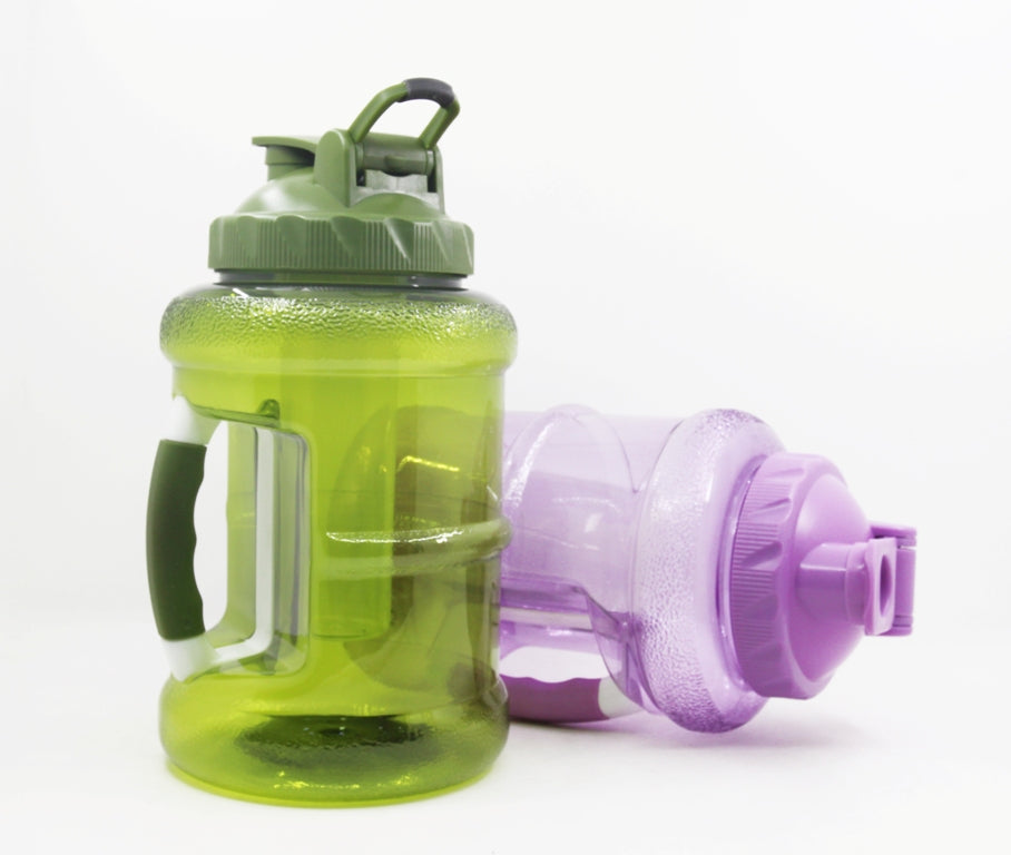 1.5L Outdoor Water Container Large Capacity Water Jug Plastic Clear Sports Water Bottles for Camping Travel