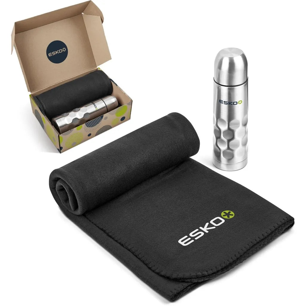 Bottle Gift Pack Customer Welcome Pack Gift Set With Stainless Steel Water Bottle and Blanket