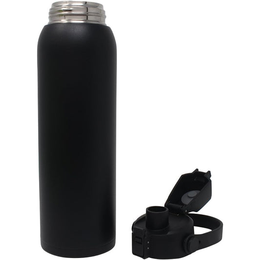 Sport Insulated Stainless Steel Bottle with Straw Hydration for Athletes Fitness Enthusiasts Keeps Drinks Cold