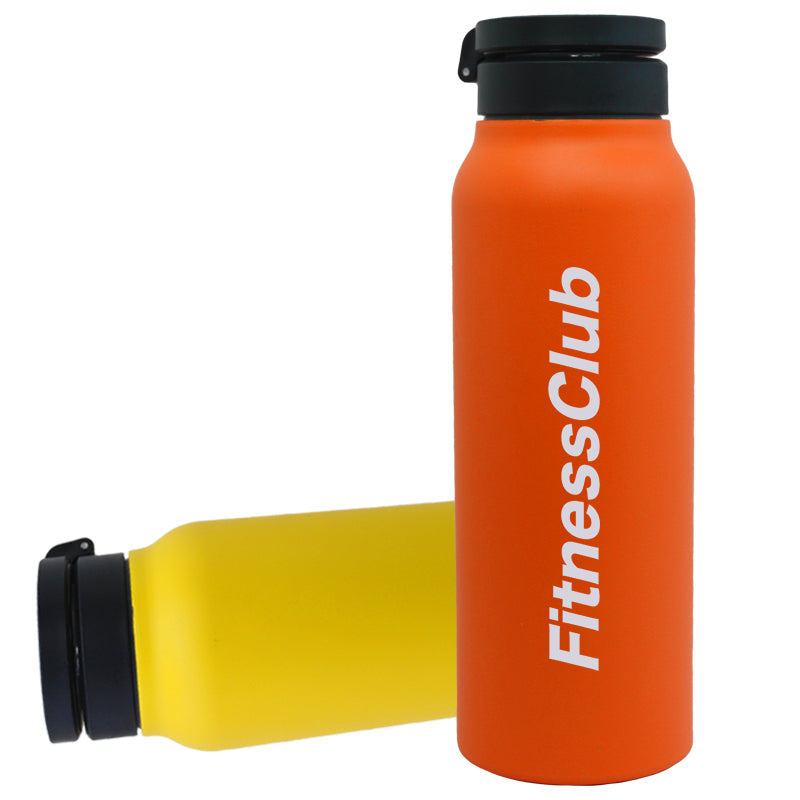 750ml Stainless Steel Water Bottle with Straw Handle Magnetic Phone Holder Sports Water Bottle BPA Free Leakproof Bottle