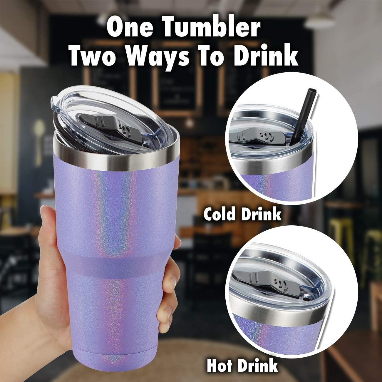 Insulated Stainless Steel Water Bottle with Straw 900ml Big Capacity Leak Proof Water Bottle BPA-Free Bottle Suitable for Car