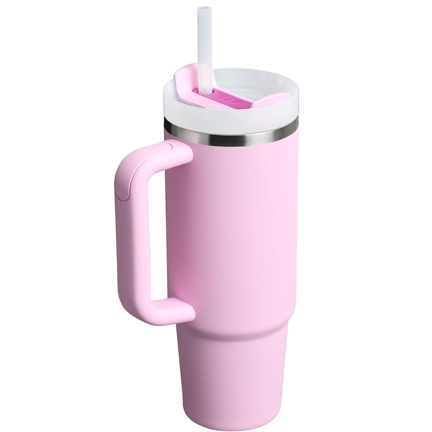 1200ML Car Thermos Cup Large Capacity with Handle and Straw Insulated 24 Hours Leakproof Durable Reusable Thermos Cup