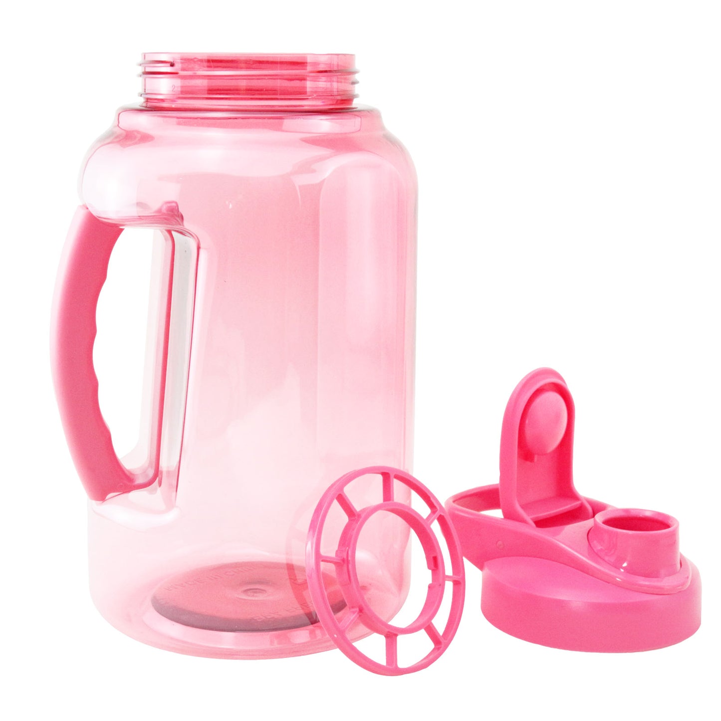 2.2L Large Capacity Water Bottle Custom Logo Gym Plastic Water Jug with Spray painting BPA-Free Sports Water Bottle