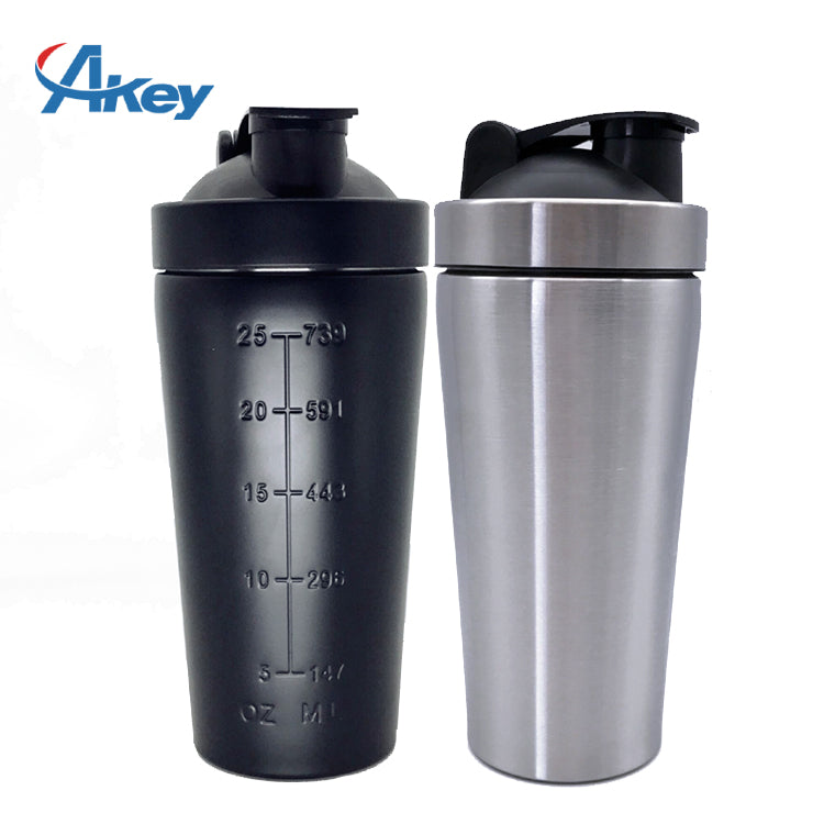 Stainless Steel Water Bottle with Scale Customizable Logo 800ml Sports Water Bottle BPA-free Thermos Suitable for Carrying 0ut