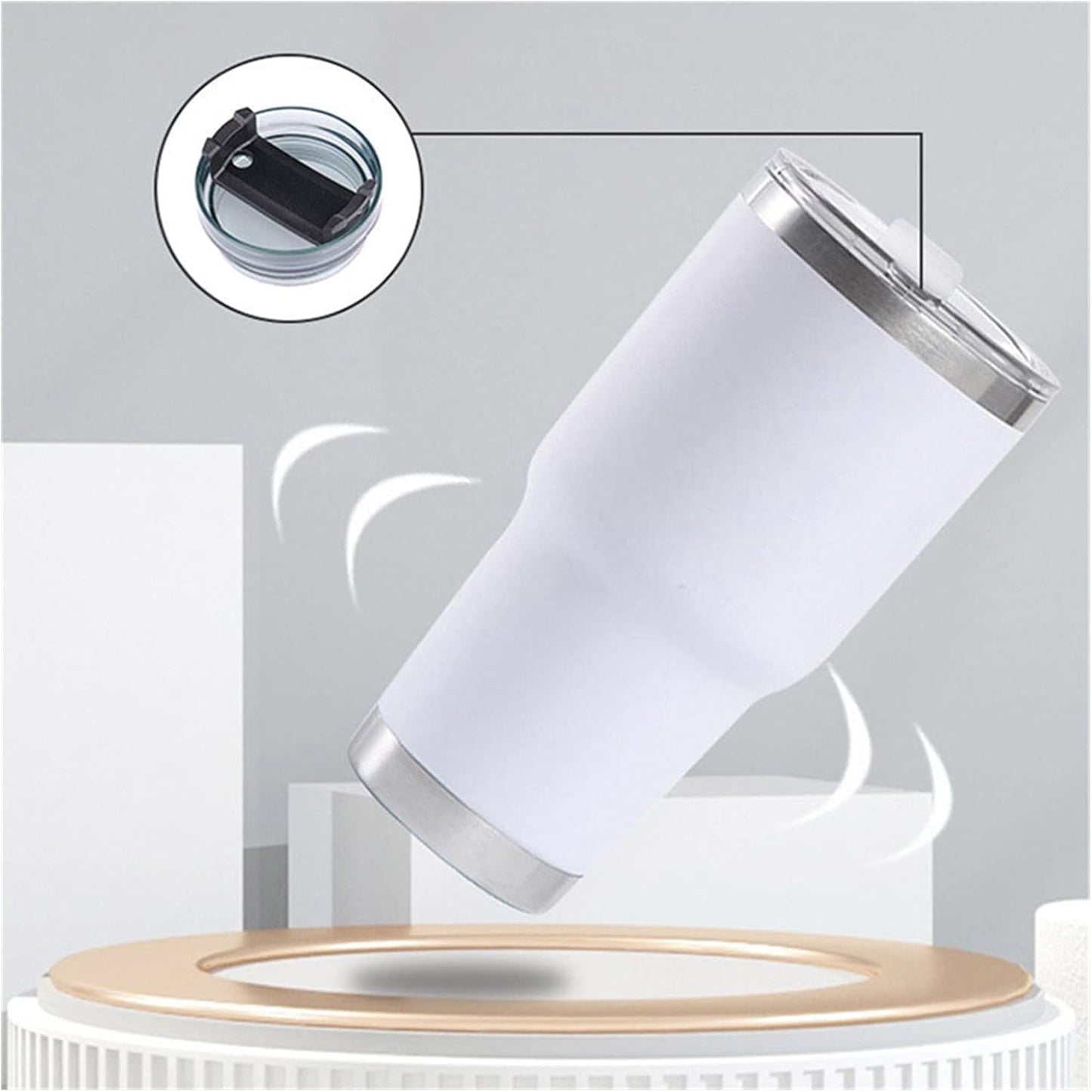 Insulated Water Bottle with Straw Stainless Steel Metal Vacuum Water Flask Large Thermos Water bottle for Travel Camping Gym