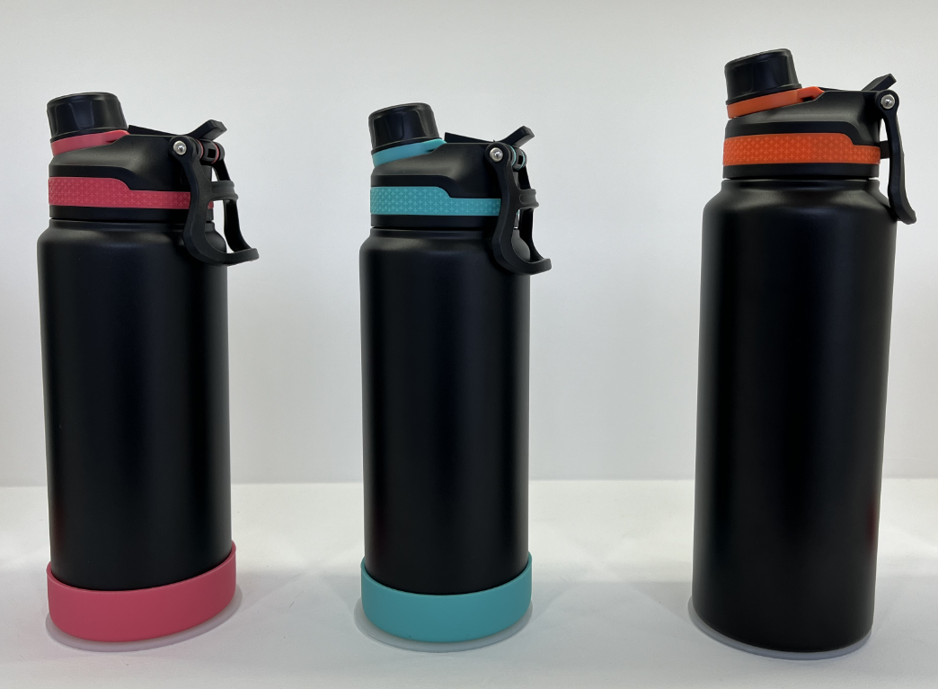 Sport Insulated Stainless Steel Bottle with Straw Hydration for Athletes Fitness Enthusiasts Keeps Drinks Cold