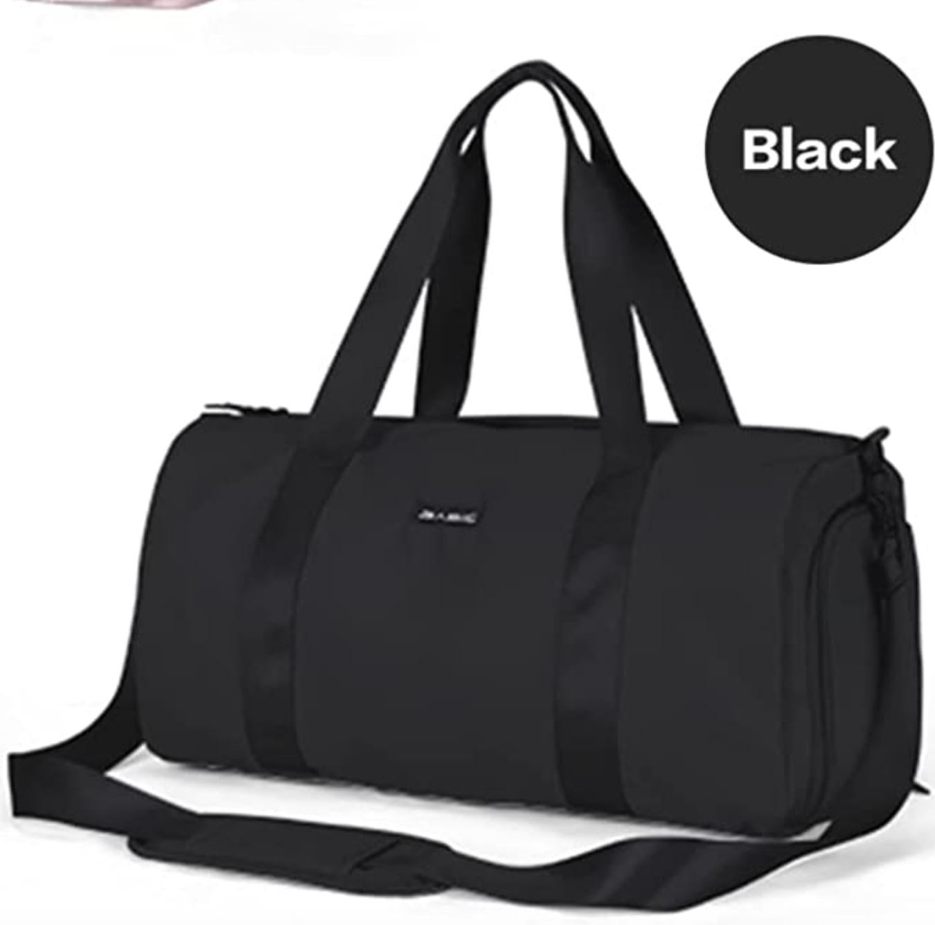 Workout Duffel Bag Chic Blush with Built in Shoe Compartment for Gym to Life