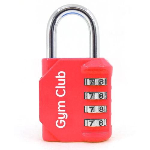 Gym Combination Padlock: 4 - Dial Keyless Anti - Theft Lock – Colorful Secure Guard for Gym Lockers & Travel