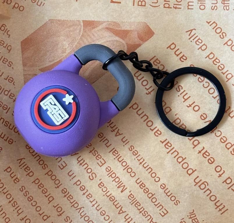Mini Kettle Bell Keychain: Gym - Inspired Charm for Fitness Fans