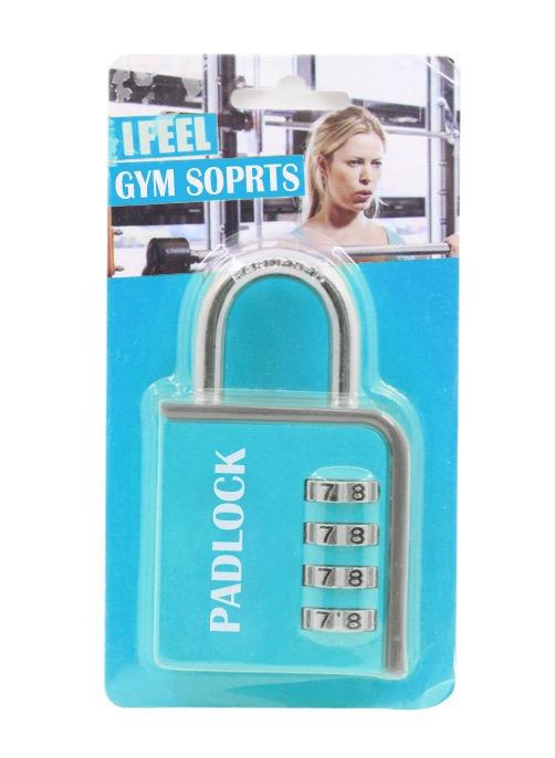 Combination Lock 4 Digit Resettable Zinc Alloy Gym Locker Anti Theft for Travel Storage OEM Customizable