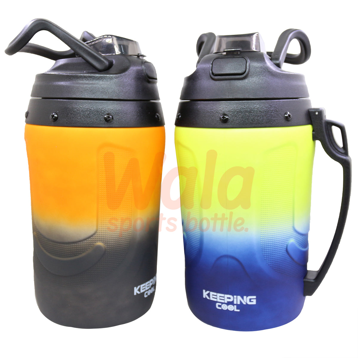 Leakproof Portable Reusable Insulated Water Jug 64oz Insulated Plastic Jug with Spout for Camping OEM Custom Logo
