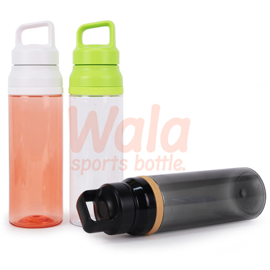 Click Button Tritan Water Bottle Food Grade Plastic Bottle Big Mouth Water Bottle for Cycling Sport Games BPA Free