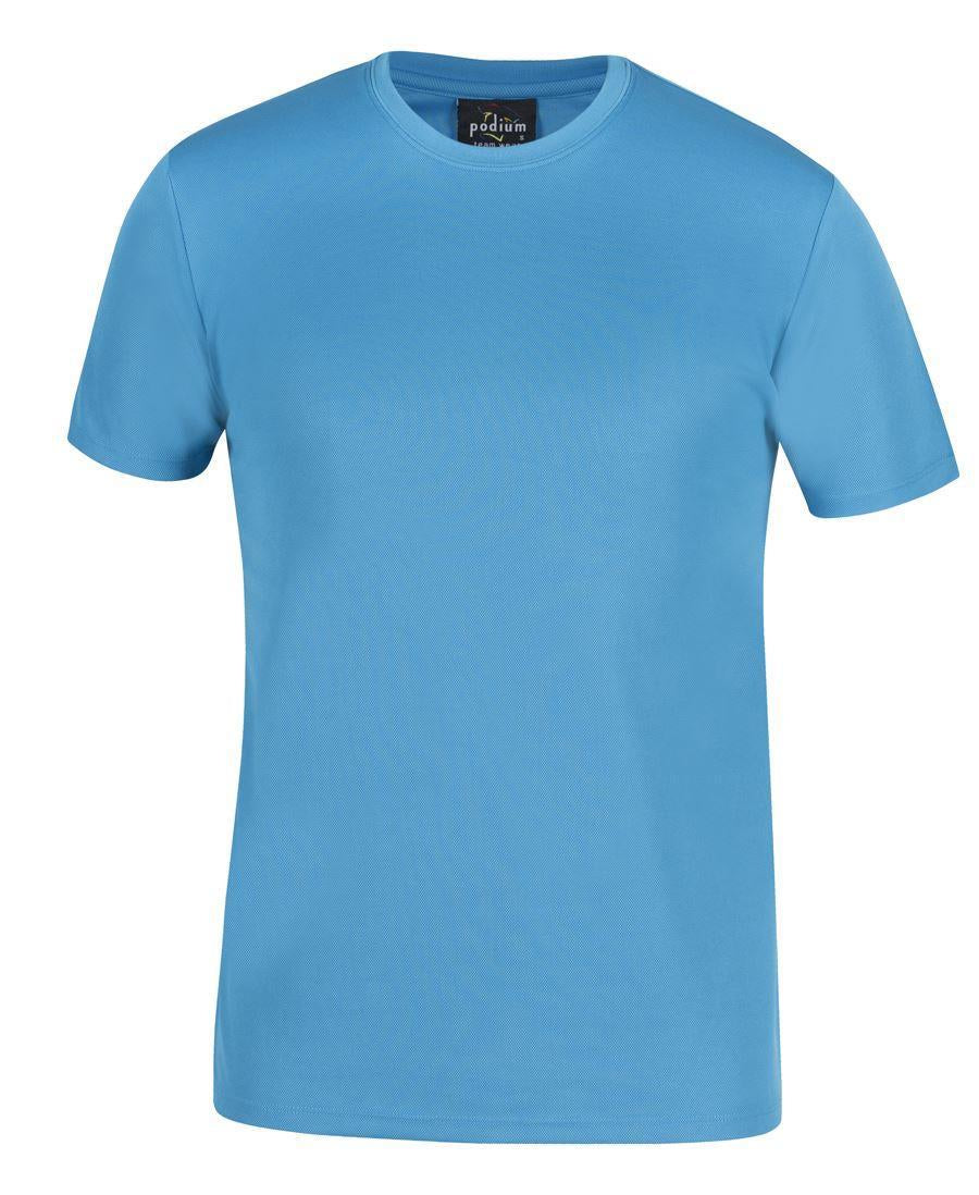 Poly Sports Tee: Sweat - Slaying Polyester for Intense Workouts & Casual Cool