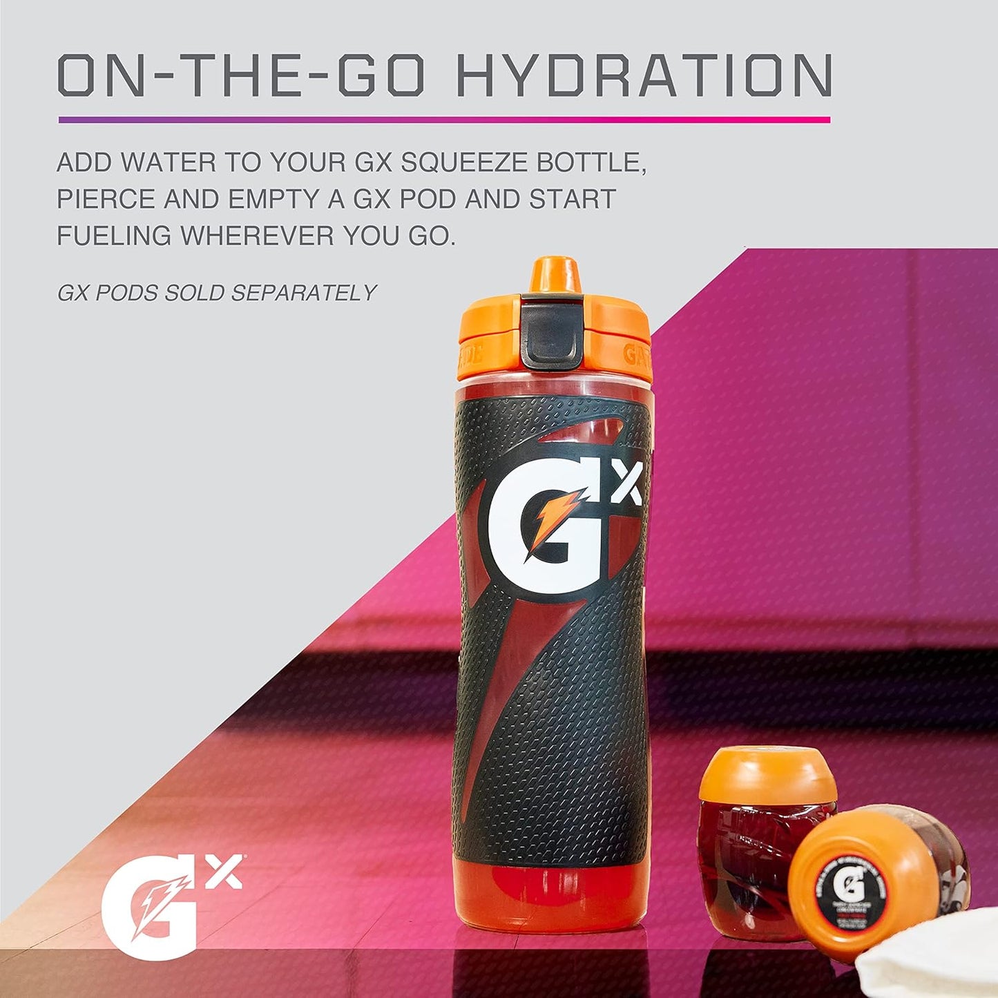 Gatorade Gx Squeeze Bottle 30 Oz Sports Bottle Squeeze Water Bottles Leakproof Brand Bottle