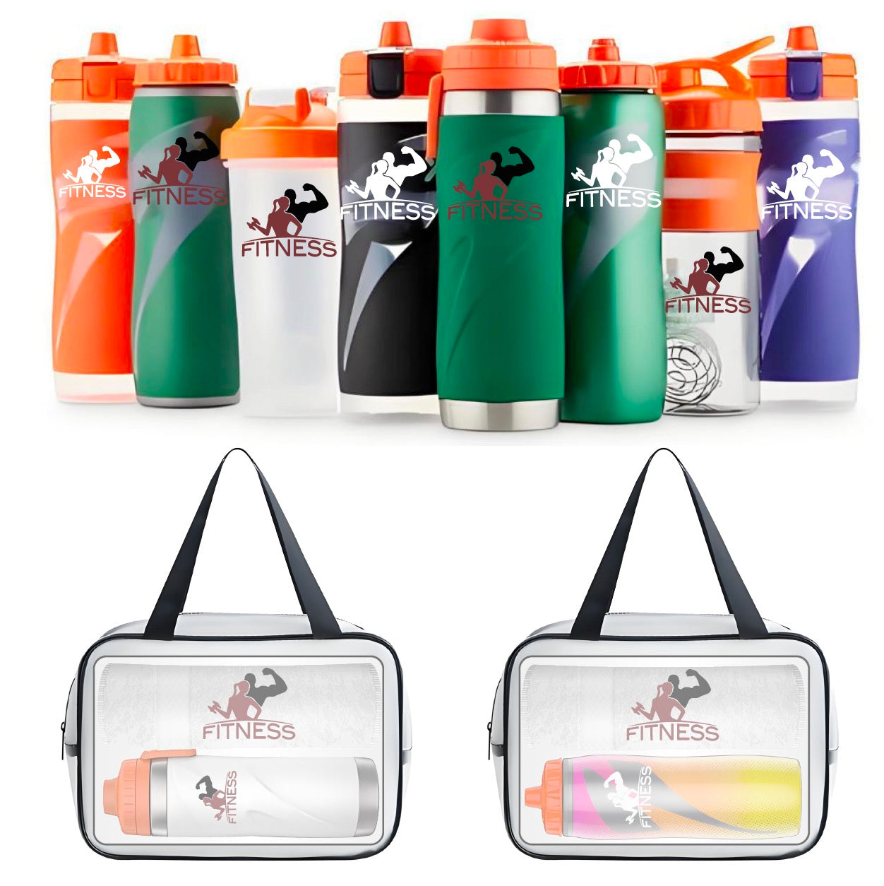 Gatorade Towel Pack with Sport Water Bottle and Towel with Bag OEM Squeeze Bottle Gift Pack