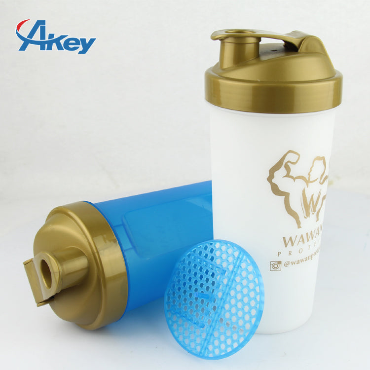 1000ml Sport Plastic Gym Bottle Protein Fitness Shaker Bottle Protein Shaker Bottle with Wire Whisk Ball