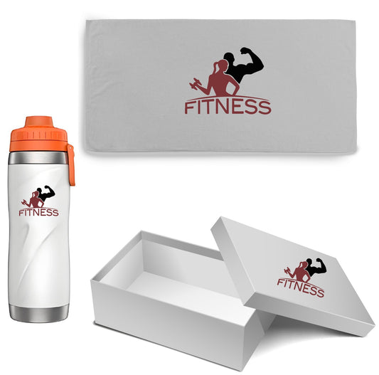 Gatorade Metal Bottle Pack with Insulated Stainless Steel Water Bottle Towel and Gift Box OEM Bottle Gift Set