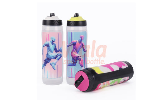 Grip Bottle: Ignite Your Active Lifestyle with Customizable, Skin - Sticker Sports Squeeze Bottles!