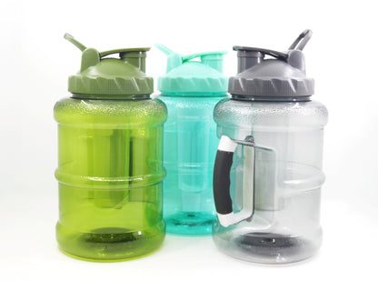 1.5L Outdoor Water Container Large Capacity Water Jug Plastic Clear Sports Water Bottles for Camping Travel