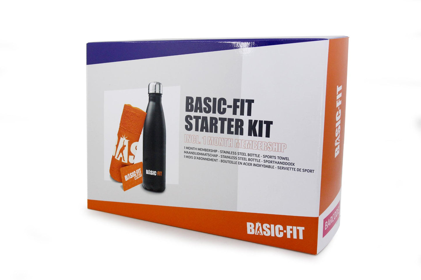 Standard Starter Kit Box Pack: All In One Gym Essentials Bottle Towel Lock & 1 Month Access
