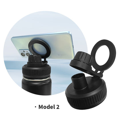 1000ml Stainless Steel Gym & Sports Bottle for Men and Women Compatible Water Bottle with Magnetic Phone Holder