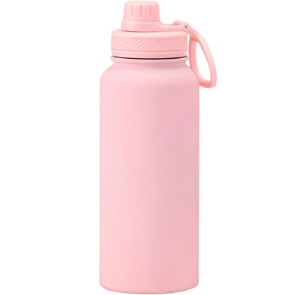 1000ml Big Capacity Leakproof Twist on Lid Slim Design for Travel and Gym Insulated Stainless Steel Water Bottle BPA-Free