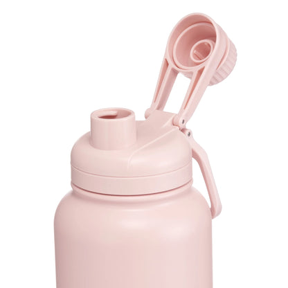 1000ml Big Capacity Leakproof Twist on Lid Slim Design for Travel and Gym Insulated Stainless Steel Water Bottle BPA-Free