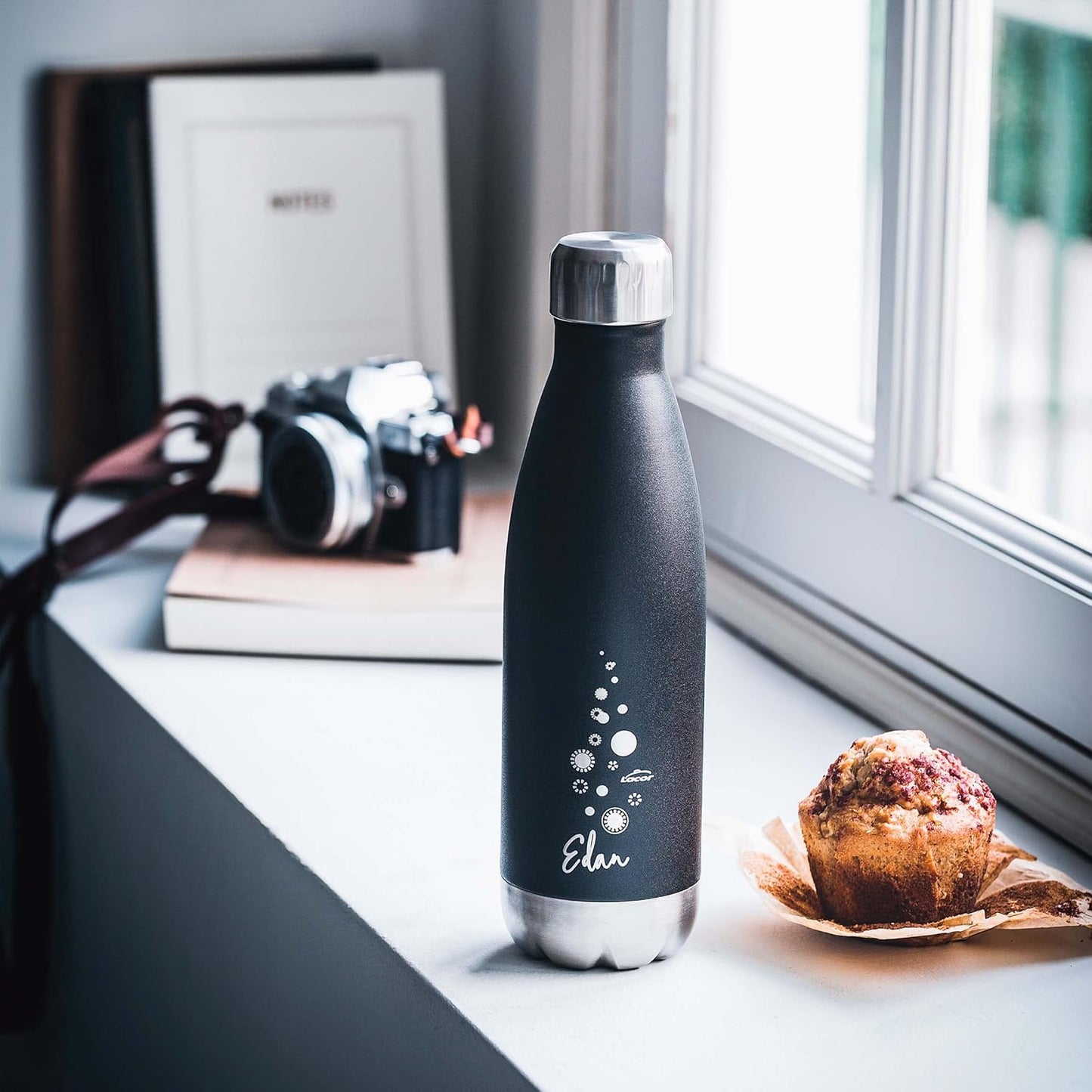 350ml Capacity Sport Leak Proof Water Bottle Stainless Steel Water Bottle Keep 24 Hours Double-Wall Vacuum Water Bottle