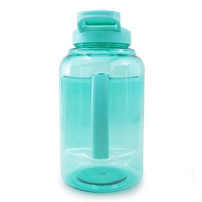 2.2L Large Capacity Water Bottle Custom Logo Gym Plastic Water Jug with Spray painting BPA-Free Sports Water Bottle