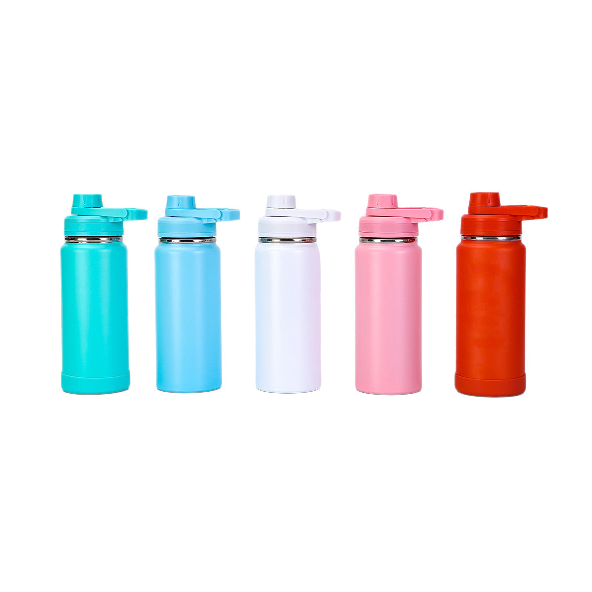 650ml Capacity Leakproof Twist on Lid Slim Insulated Stainless Steel Water Bottle BPA-Free Insulated Water Bottle with Lid