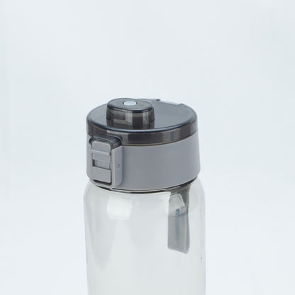 750ml Plastic Bottle with Screw Lip Sports Water Bottle Reusable Water Bottles Leakproof Water Bottles Black for Gym