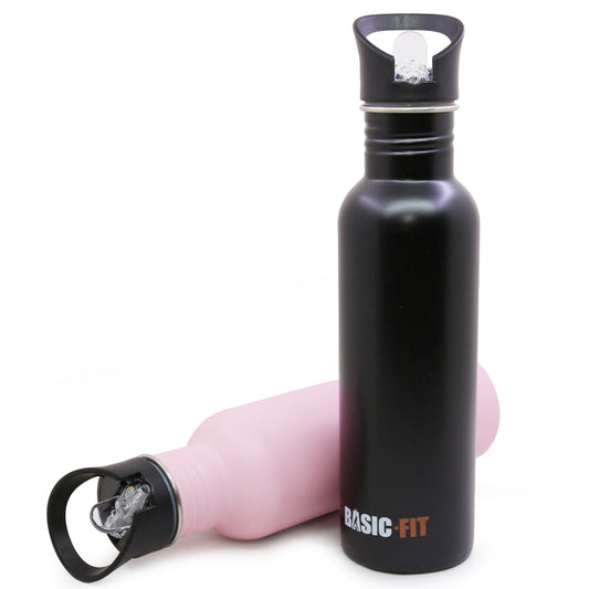 Stainless Steel Insulated Water Bottle Leak Proof Wide Mouth with Straw Lid Handle Thermal Flask for Gym Hiking Sports