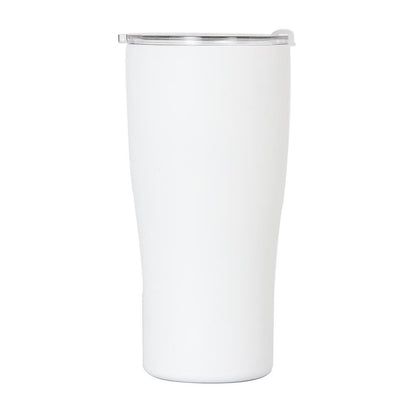 600ml Sports Water Bottle Double-layer Stainless Steel Water Bottle Wide Mouth Cover with Straw Beer Cup Customized Logo