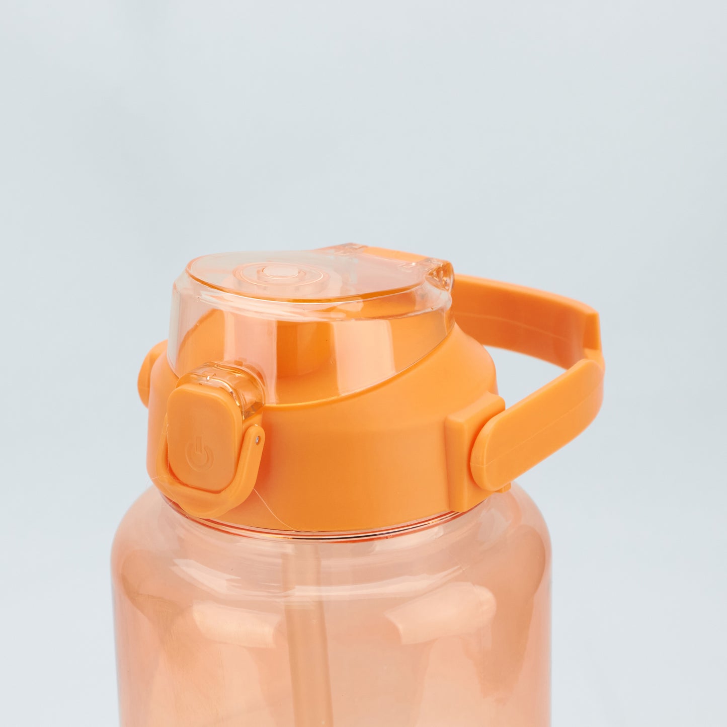 2000ml Plastic Bottle with Screw Lip Sports Water Bottle Reusable Water Bottles Leakproof Water Bottles Black for Gym