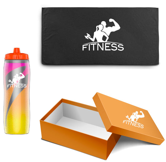 Gatorade Bottle Pack with Sport Water Bottle and Towel with Gift Box OEM Squeeze Bottle Gift Pack